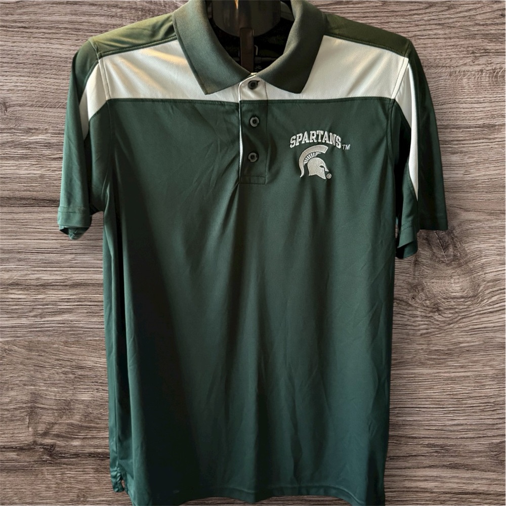 Michigan State spartan polo